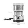 thumbnail image 4 of Molinillo de granos para electrodomésticos, pequeño molino de harina portátil eléctrico de acero inoxidable para café, 4 of 5