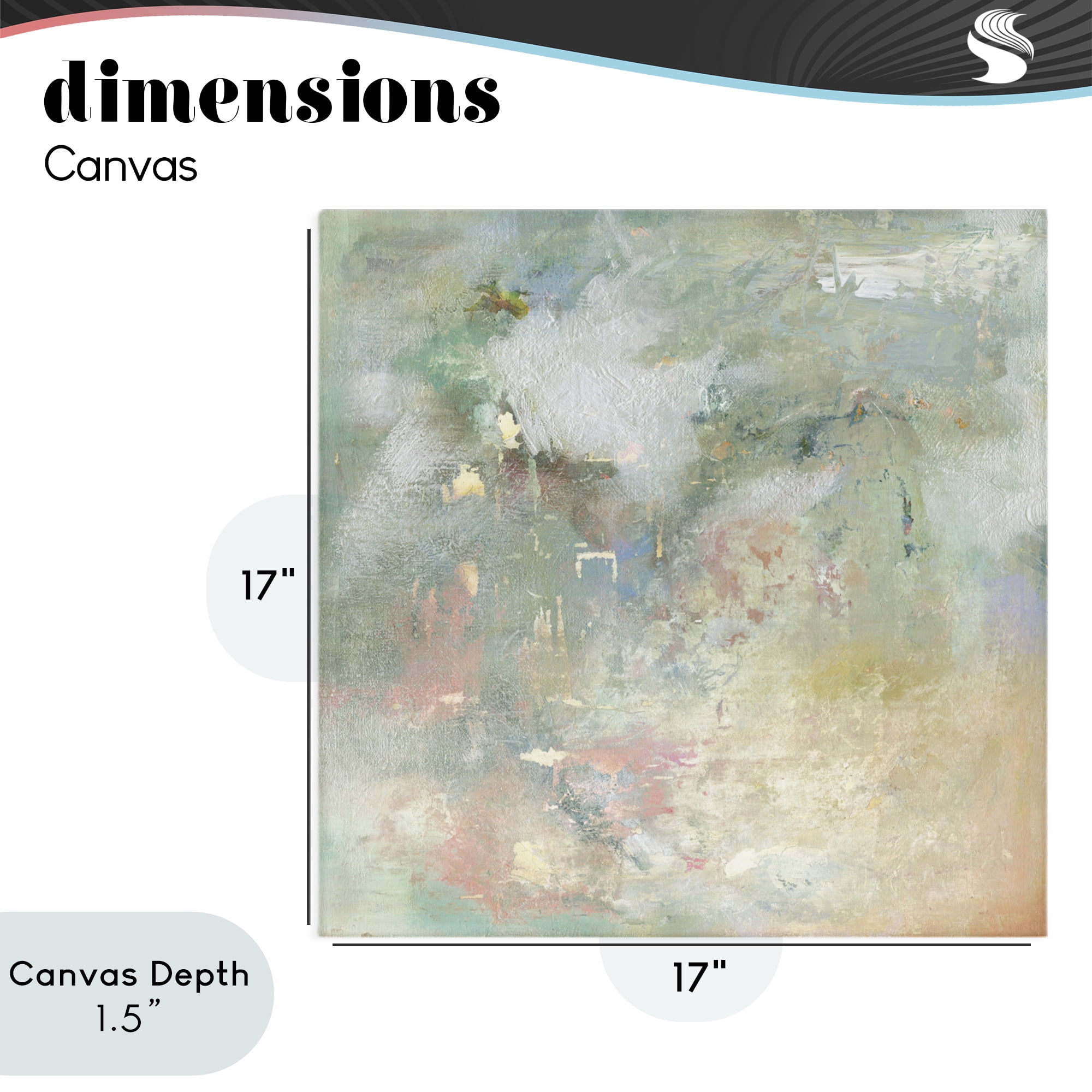 Stupell Industries Ethereal Brushstroke Harmony Canvas Wall Art, design by Carol Robinson