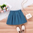 thumbnail image 5 of MEZZALL Toddler Summer Baby Girl Loose Waist Solid Color Casual Half Length Skirt Pleated Skirt Versatile Baby Wear, 5 of 9