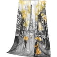 thumbnail image 4 of Oil Painting Paris Throw Blanket Fleece Flannel Blankets Couch Sofa Bed Blanket for Kids Teen Adults, 4 of 6