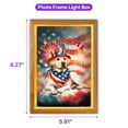 thumbnail image 5 of Labrador Retriever Patriotic Welcome for 4Th of July Independence Day Acrylic Plaque with Wood Photo Frame Box Lab Dog Lover Gifts Light Box - 00010, 5 of 5