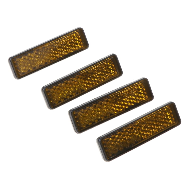 ESTONE 4 Pcs/Set Bicycle Pedal Reflector Safety Night Cycling Reflective Bike Accessory