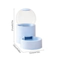 thumbnail image 3 of Twfbrm Automatic Cat Feeder, Gravity Cat Food Dispenser with Detachable Top Lid, 1L Capacity Space-Saving Self Feeding Dish, BPA-Free Pet Food Bowl for Cats and Small Dogs, 3 of 7