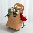 thumbnail image 4 of Flower Paper Gift Paper Bags Florist Bouquet Flower Ikebana Holder Basket Small Gift Crafts Table Decor Party Gift Box Wedding Favors 6 Pack, 4 of 14