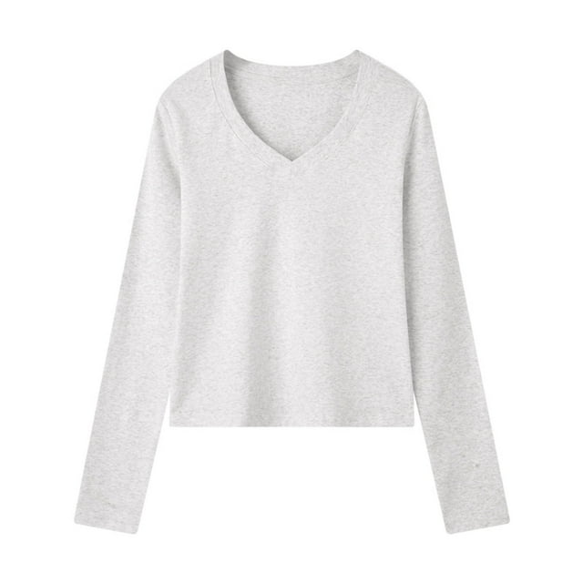 Chandails à Manches Longues à Col en V pour Femmes Hauts à Manches Longues pour Femmes Hauts à Manches Longues pour Femmes Hauts en Dentelle à Manches Longues pour Femmes Hauts d'Automne pour Femmes
