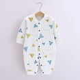 thumbnail image 2 of Akiihool Girl Baby Clothes Newborn Baby Girl Football Clothes Bubble Romper Sweatshirt Romper Fall Cute One Piece Outfit Blue,6-9 Months, 2 of 6