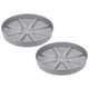 thumbnail image 1 of Bandejas de plantas Uxcell, 2 piezas, bandejas de goteo redondas de plástico duradero para macetas, gris de 9 pulgadas, 1 of 5