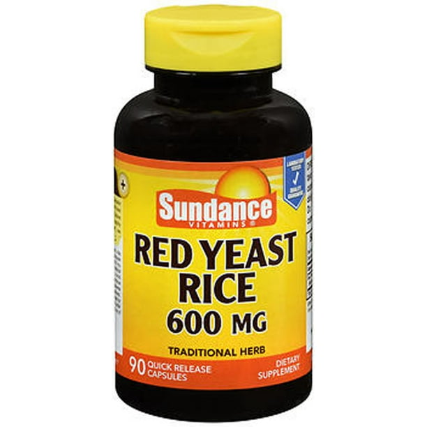 Sundance Red Yeast Rice Capsules, 600 mg, 90 Count