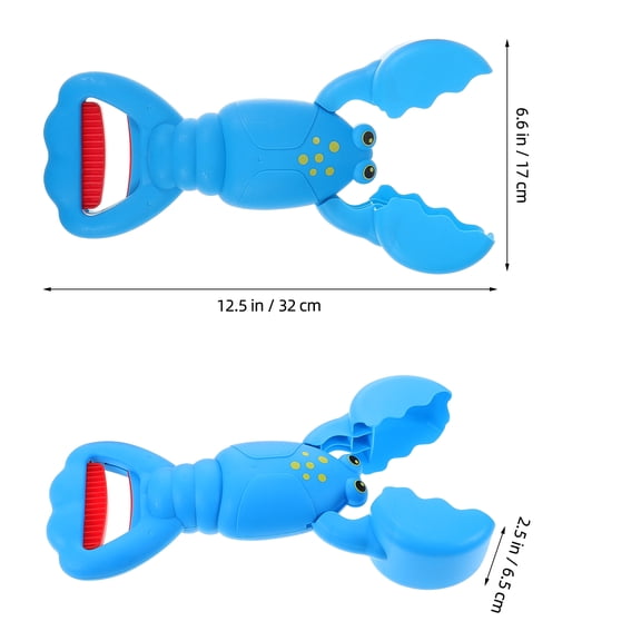 SOPOTUTU Plastic Lobster Digger Set, 2 Pieces Assorted Colors, Sand Diggers for Beach and Outdoor Fun