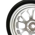 thumbnail image 3 of Bewildely RCGOFOLLOW-llantas para neumáticos D12, plástico todoterreno, resistentes al desgaste, 4 Uds., accesorios plateados para coche RC, Kits de construcción modelo, 3 of 6