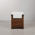 thumbnail image 2 of Water Creation Paisley 30" Wood Single Bathroom Vanity in Brown and White, 2 of 10