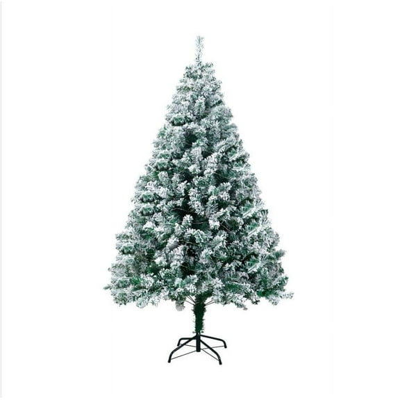 Artificial Christmas Tree, Xmas Pine Tree with Metal Christmas Tree Stand,Christmas Tree for Indoor and Outdoor Holiday Decoration (35 inch,White)