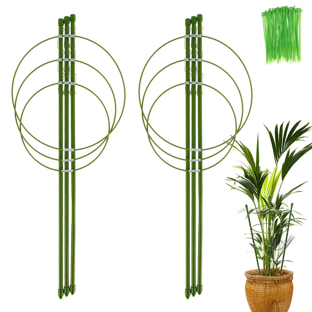 Details about   3x Tomato Cages Rings Climbing Plant Support Garden Trellis Tomatoes Stand TOOL 
