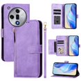 thumbnail image 3 of Funda para OPPO Find X7 5G Cartera de Mano con Cremallera y Correa Cruzada Desmontable, 3 of 5