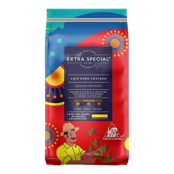 Café Extra Special tostado y molido Colombiano 900 g