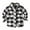 Black, variant on YYDGH Kids Toddler Flannel Shirt Jacket Plaid Long Sleeve Button Down Shirt Lapel Shacket Baby Boys Girls Fall Coat Outwear