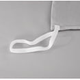 thumbnail image 4 of Duvet Cover Set Queen Size 100% Organic Cotton Grey, S3 Pcs Soft Bedding Comforter Cover with Zipper Closure & Corner Ties, Comforter Not Included, Gray, 4 of 8