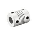 thumbnail image 6 of 8mm to 9mm Aluminum Alloy Shaft Coupling Flexible Coupler Motor Connector Joint L25xD19 Silver, 6 of 6