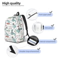 thumbnail image 4 of Yiaed Music Lover Dinosaur Print Backpack, Premium Laptop Backpack, Travel Backpack for Women, Lightweight Backpacks, Comfortable Back Pack-Small, 4 of 7