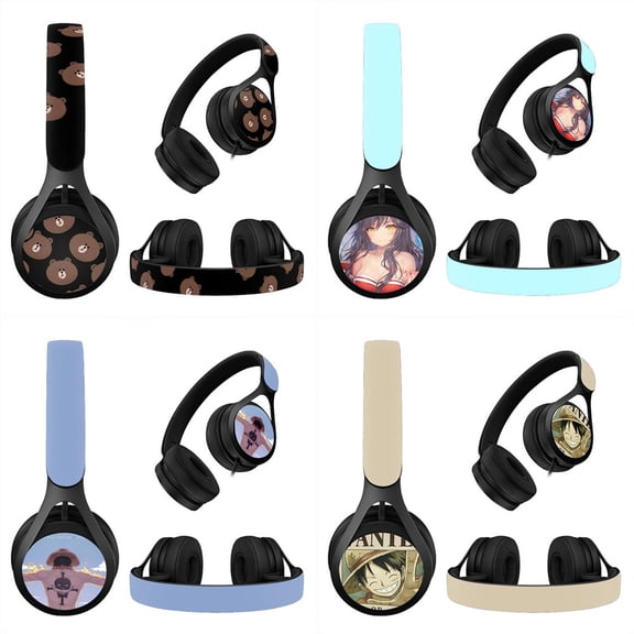 KIPLINK Protective Film Sticker Skin Decal for Beats EP Wired Headphones Multiple Colors