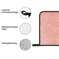 thumbnail image 4 of Daiia Rose Gold Glitter Pattern Oven Mitts and Pot Holders 4 pcs Set,High Heat Resistant 500 Degree Extra Thicken Long Kitchen Cotton Oven Glove, 4 of 6