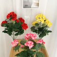 thumbnail image 4 of Flor artificial Begonia flor boda hogar restaurante fotografía conjunto decoración arreglo floral accesorios flor de seda, 4 of 5