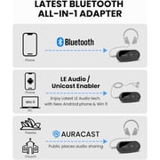 Avantree AS70P – LE Audio & Auracast Receiver for Wired Headphones, Bluetooth 5.4