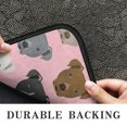 thumbnail image 6 of Pit Bull Terrier Door Rugs,Washable Non Slip Door Mats Indoor,Decorative Door Mats,Entry Mat Indoor for Entrance,Bedroom,Kitchen,Bathroom,30"x17", 6 of 6