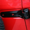 thumbnail image 2 of 2x Black Tailgate Bracket/Tire Hinge Cover Trim For 2018-2019 Jeep Wrangler JL M, 2 of 5