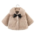 thumbnail image 2 of Hicidod Baby Fleece Jacket Girls Winter Faux Fur Coat Fuzzy Cute Warm Coat Thick Furry Comfortable Outerwear, 2 of 6