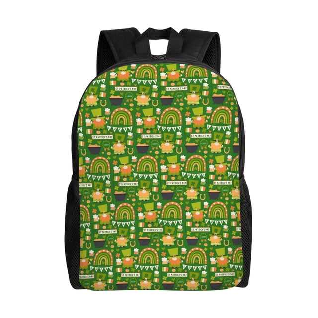 Balery traditional Irish colours Mochila - Mochila Estilosa y Duradera para Laptop de 15 Pulgadas con Tela Oxford Impermeable