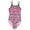 Striped Watermelon, variant on Girls One Piece Bathing Suits Swimwear for Girl 86692-10406-6X (Navy - Silver Stars, 5-6 Years)