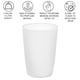 thumbnail image 2 of WSHS Small Trash Can 1.58 Gallon/6L - Open Top Garbage Can for Kitchen, Office, Dorm, Bathroom, Compact Waste Basket, 2 of 9