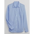 thumbnail image 3 of Camisa Clásica Azul Crystal para Mujer GAP Talle S, 3 of 6