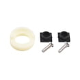thumbnail image 3 of 1 Pair Square Shower Temperature Control Handle Knob Black Thermostatic Handle, 3 of 7