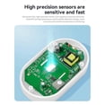 thumbnail image 5 of 4-in-1 Air Quality Monitor Gas CO Alarm Monitor Temperature and Humidity Detector with LCD Display for Indoor Office(EU), 5 of 5