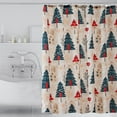 thumbnail image 4 of Christmas Shower Curtain Polyester Restroom Cover Nativity Scene Christmas Background Photography Decoration Bathroom Decor, 4 of 6
