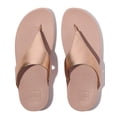 thumbnail image 3 of Flip Flop FitFlop LULU de piel para mujer en oro rosa, 3 of 5