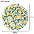 thumbnail image 2 of Cute Lemon Fruits Round Table Cloth,Wrinkle Resistant Table Cover with Polyester,Waterproof Reusable Tableclothes for Weeding Birthday Tea Party Decorations (Round,60x60inch), 2 of 6