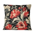 thumbnail image 2 of Designart "Victorian Ikat Blooms" Ikat Printed Throw Pillow, 2 of 5