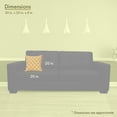 thumbnail image 3 of Majestic Home Goods Pillow 20x20 Links Yellow, 3 of 4