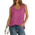 thumbnail image 4 of Sevevn Womens Loose Fit Casual Flowy Tank Tops Square Neck Trendy Sleeveless Summer Tops Clothes Outfits 2025, 4 of 9