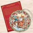 thumbnail image 5 of Merry Christmas Wreath Wooden Ornaments by G. Debrekht Christmas Santa Snowman Decor - 8611069, 5 of 8