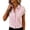 Pink, variant on Womens Summer Striped Shirts Featuring Drop Shoulder Design and Classic Front Button Down Closure Detail Casual Lightweight Tops Blouse for Daily Activities and Seasonal Fashion Green S