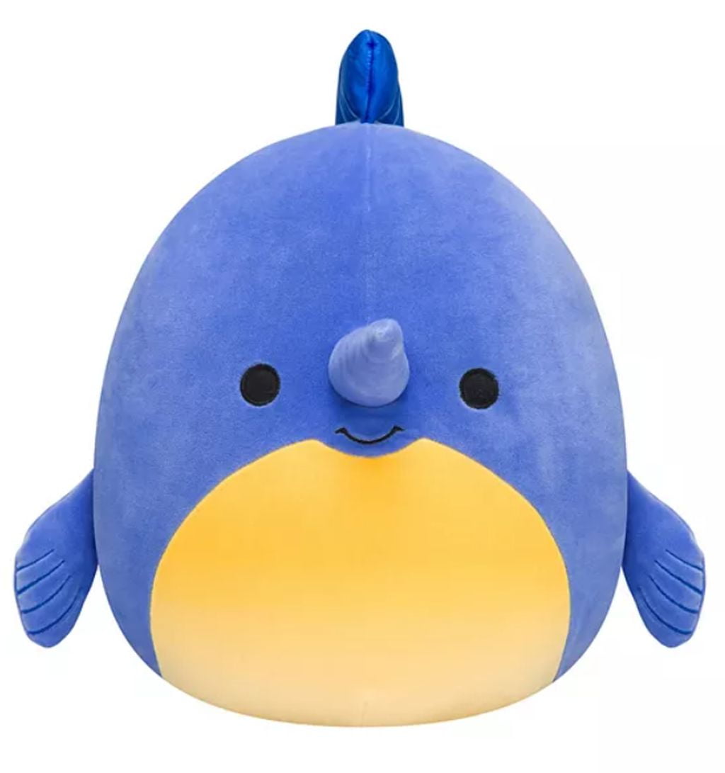 Squishmallows 12" Swish the Blue & Orange Swordfish Stuffed Animal Toy