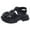 Black, variant on LIUJUNSHOP Toddler Girls Summer Sandals Hollow Out Sandals with Cute Headband Design and Comfortable Soft Sole for Beach Play Black 2-2.5Years