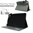 thumbnail image 3 of Dteck Case for Samsung Tab A7 Lite 8.7 inch T220 T225 (2021),Magnetic Leather Case Card Slots Wallet Shockproof Rubber Kickstand Cover,Gray, 3 of 6