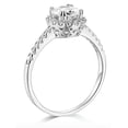 thumbnail image 2 of 1.85 Ct Round Cut Halo Engagement Wedding Promise Ring Solid 14K White Gold, 2 of 3