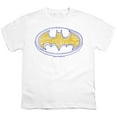 thumbnail image 2 of Batman Squiggly Symbol Kids T Shirt (Small) for Youth Toddler Boys and Girls, White, 2 of 5