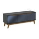 thumbnail image 2 of Mueble TV 55" Kappesberg 136cm con 3 Puertas Negro/Azul, 2 of 9